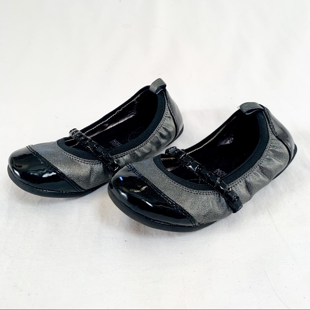 Kenneth Cole Reaction black/gray ballet flats